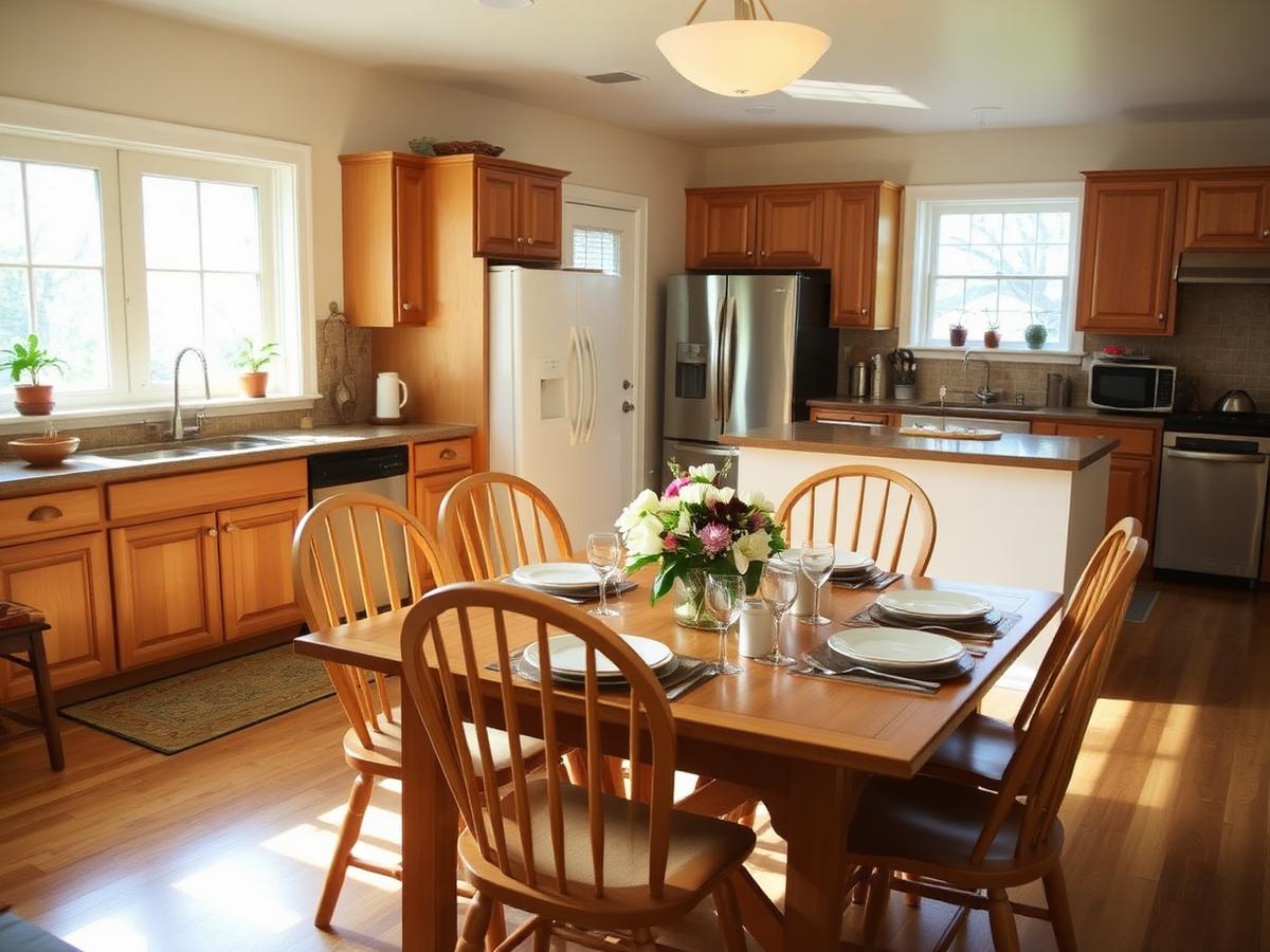 Kitchen and dining